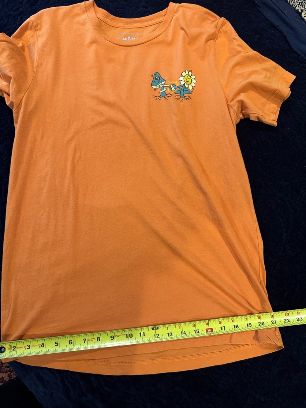 Rhymesayers Atmosphere - Orange Graphic T-Shirt with Sun Flower Print -  Lg - Picture 8 of 12